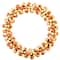 24" Coral & White Artificial Easter Eggs Wreath